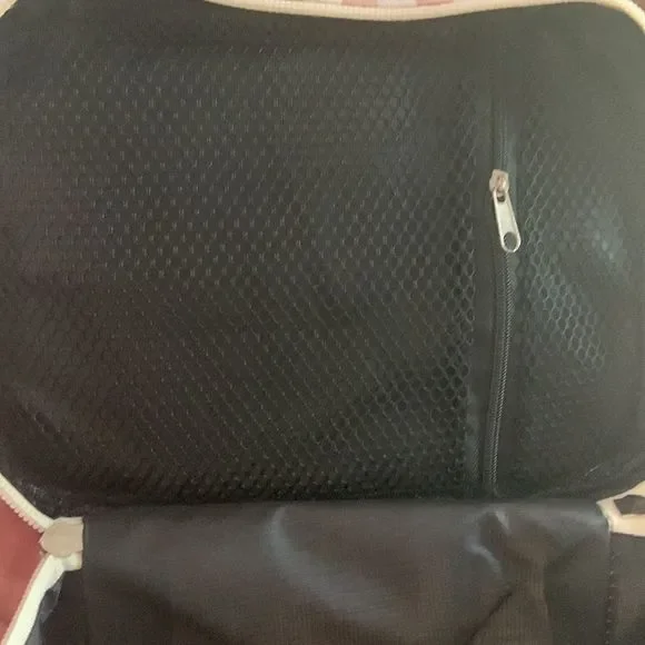 NIP waterproof travel make up bag silver zippers - Picture 9 of 13